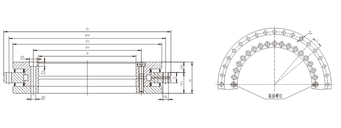 Standard YRT Rotary Table Bearings